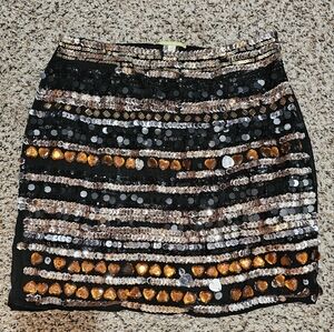 Gianni Bini Sequined Skirt
